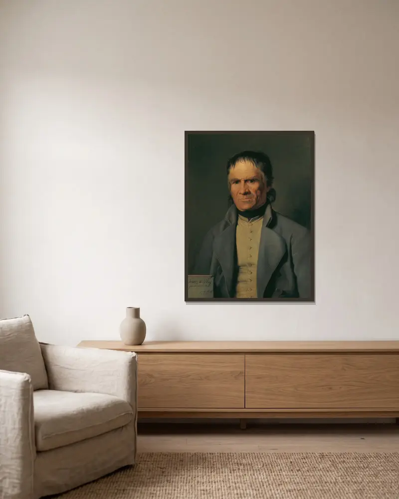 Franz Wessely von Johann Peter Krafft gerahmt an einer Wand