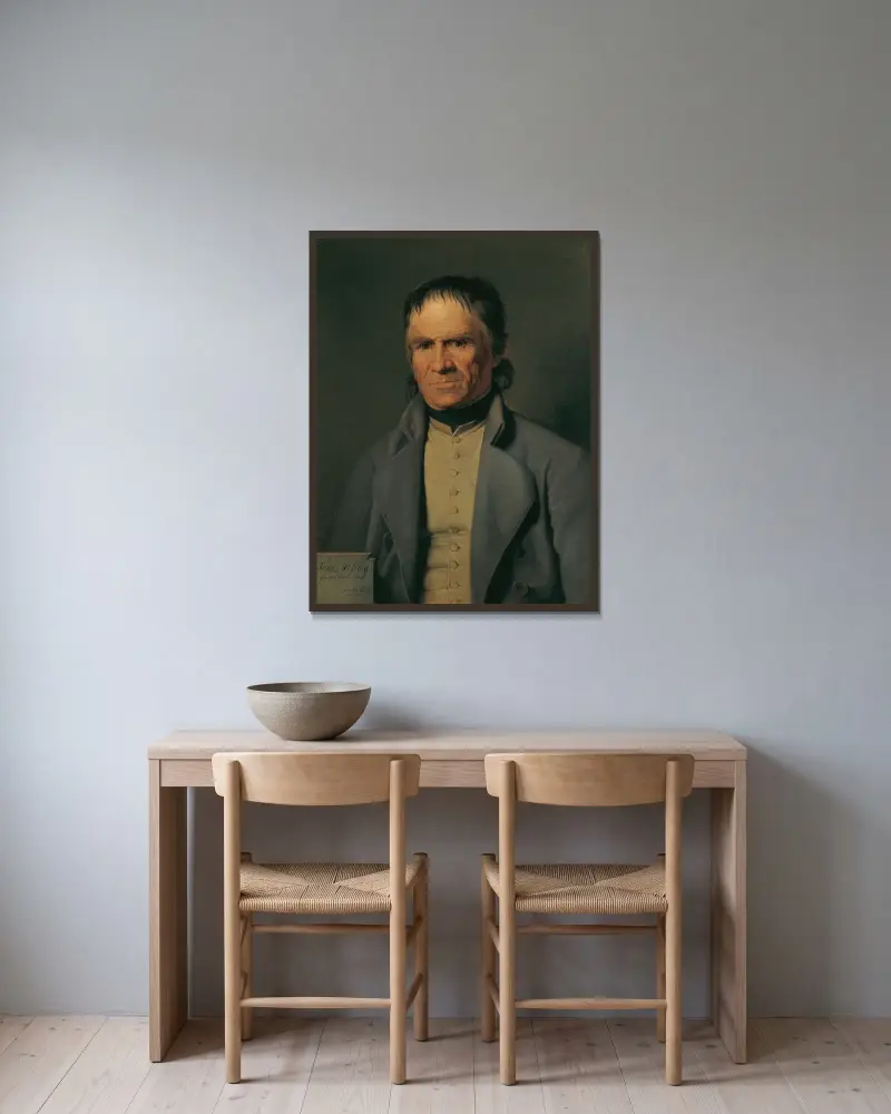 Franz Wessely von Johann Peter Krafft gerahmt an einer Wand