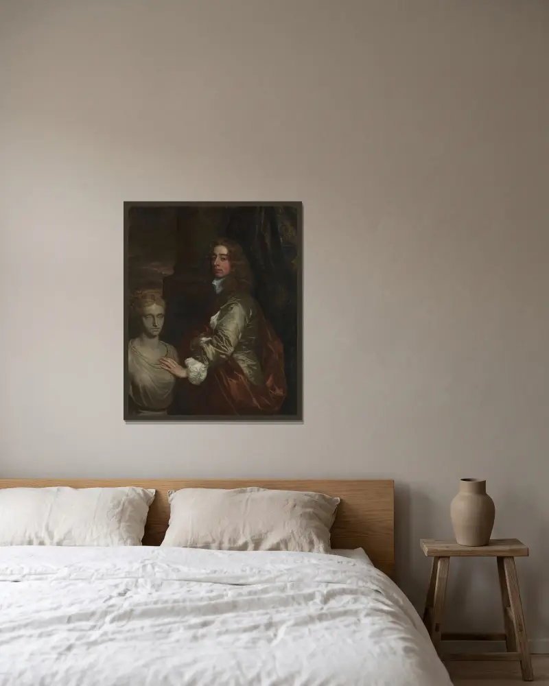 Sir Henry Capel von Sir Peter Lely gerahmt an einer Wand