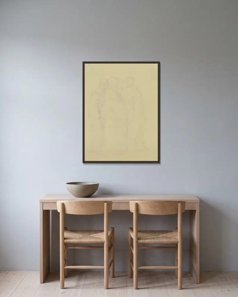 Čtyři duchovní, Philipp Veit v rámu na stěně