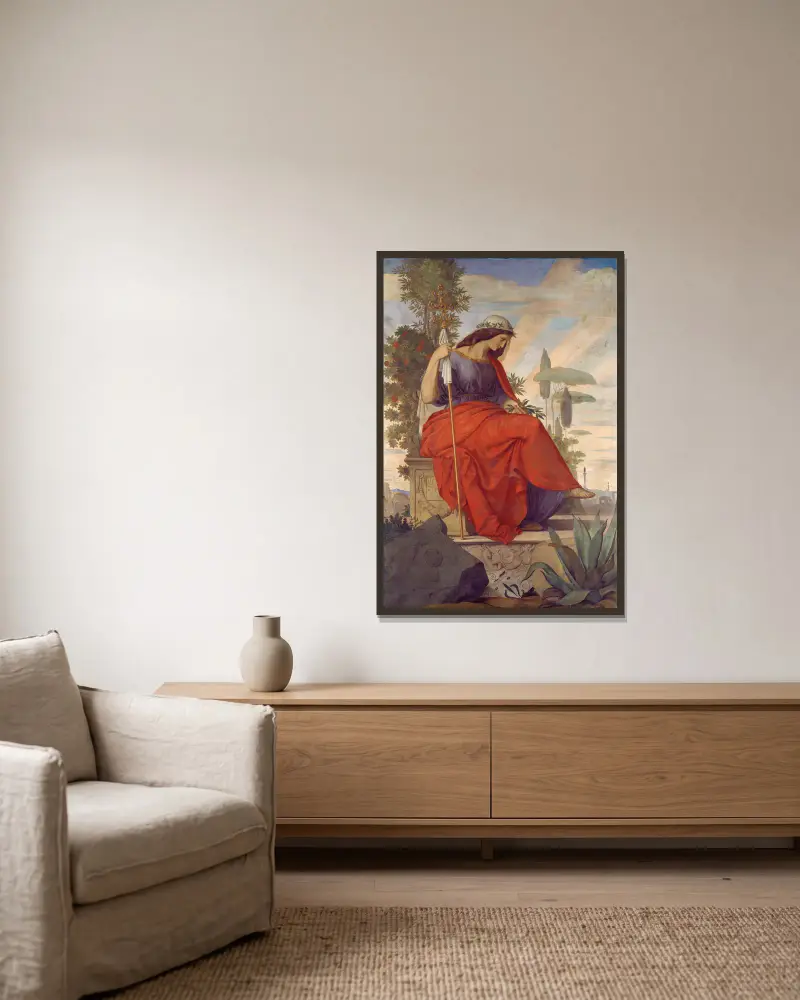 Italia von Philipp Veit gerahmt an einer Wand