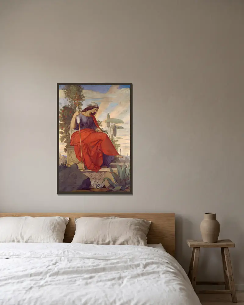 Italia von Philipp Veit gerahmt an einer Wand