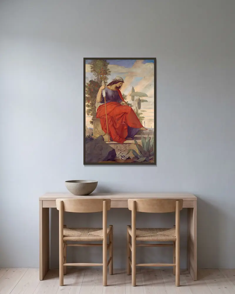 Italia von Philipp Veit gerahmt an einer Wand