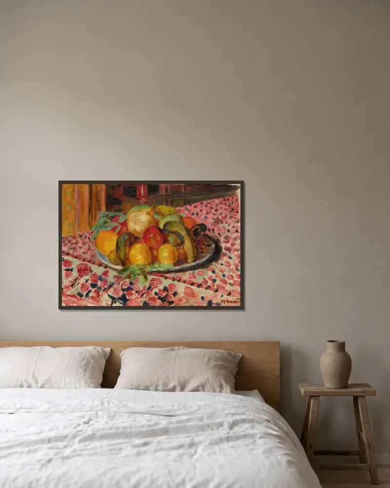 Owocowy półmisek, Pierre Bonnard w ramie na ścianie
