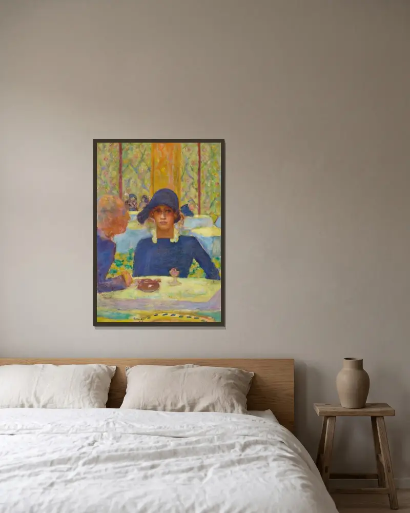 Im Casino von Pierre Bonnard gerahmt an einer Wand