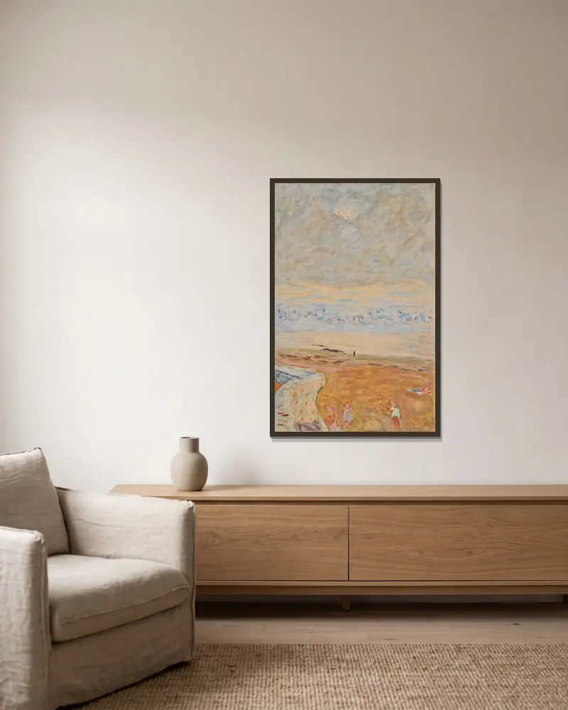 Mořský břeh, Pierre Bonnard v rámu na stěně