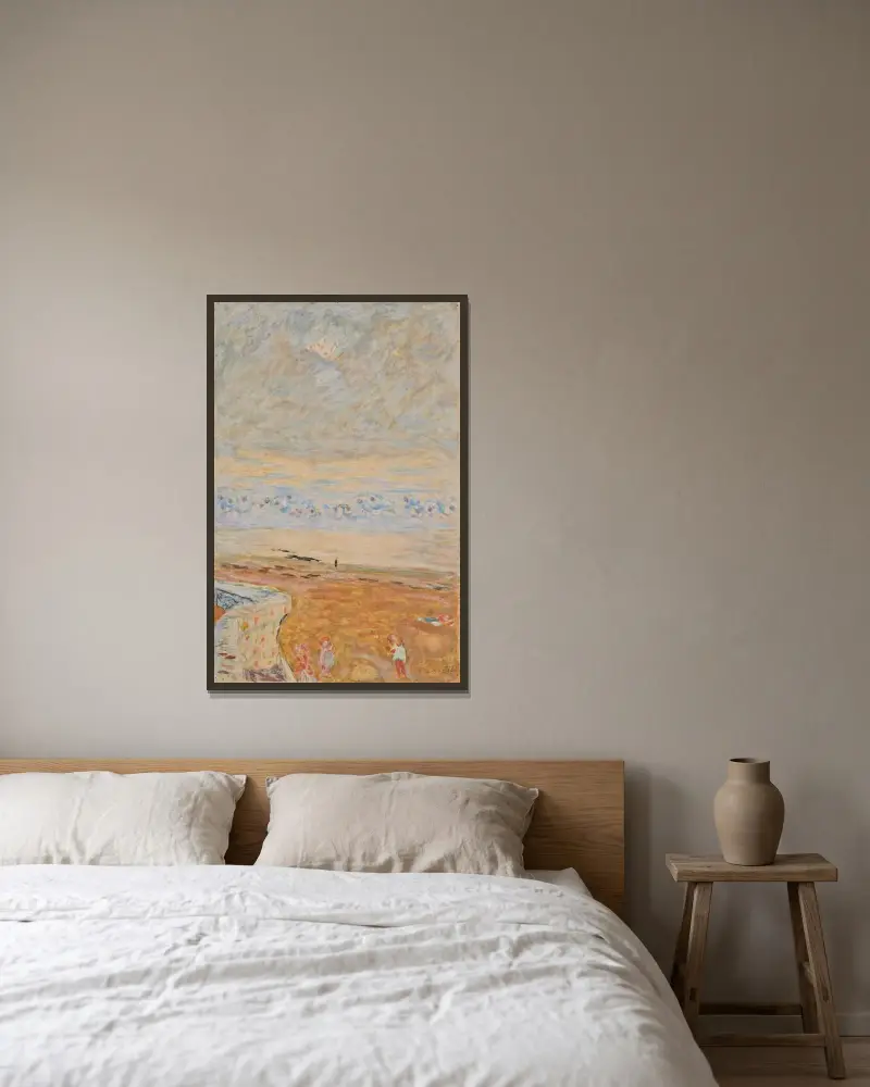 Mořský břeh, Pierre Bonnard v rámu na stěně