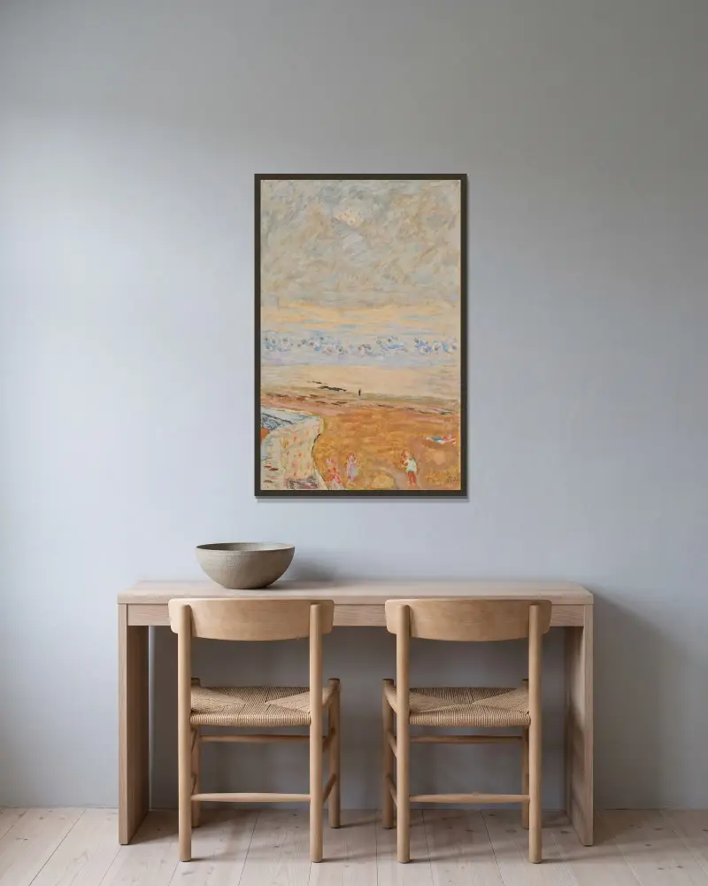 Mořský břeh, Pierre Bonnard v rámu na stěně