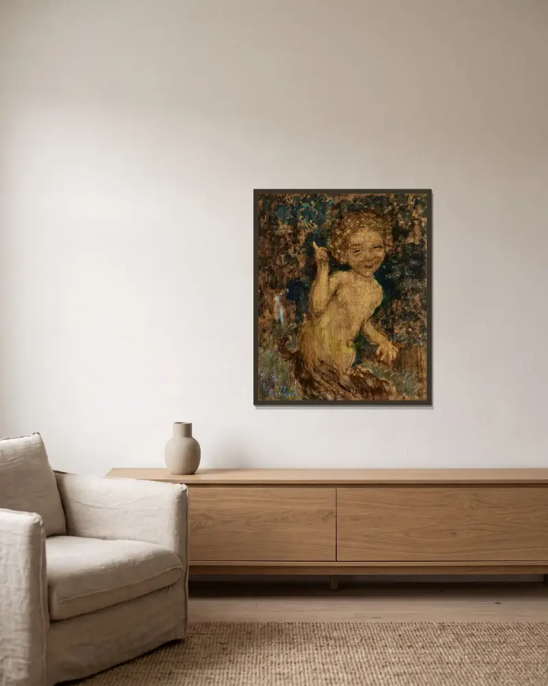 Faun, Pierre Bonnard w ramie na ścianie
