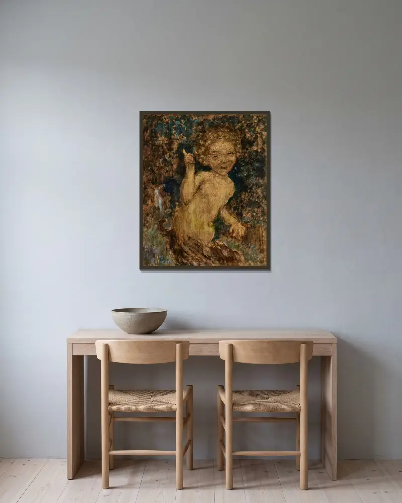 Faun, Pierre Bonnard w ramie na ścianie