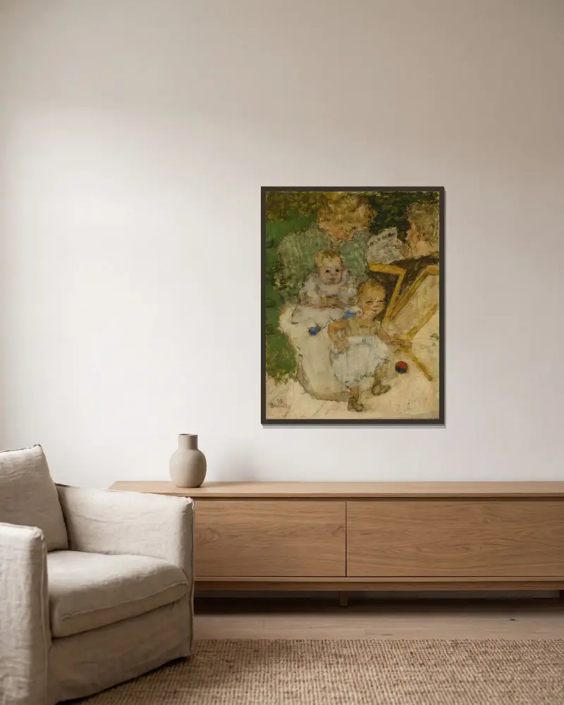 Mamy (Rodzina Cottet), Pierre Bonnard w ramie na ścianie