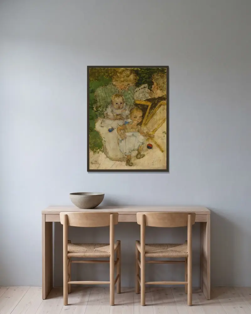 Mamy (Rodzina Cottet), Pierre Bonnard w ramie na ścianie