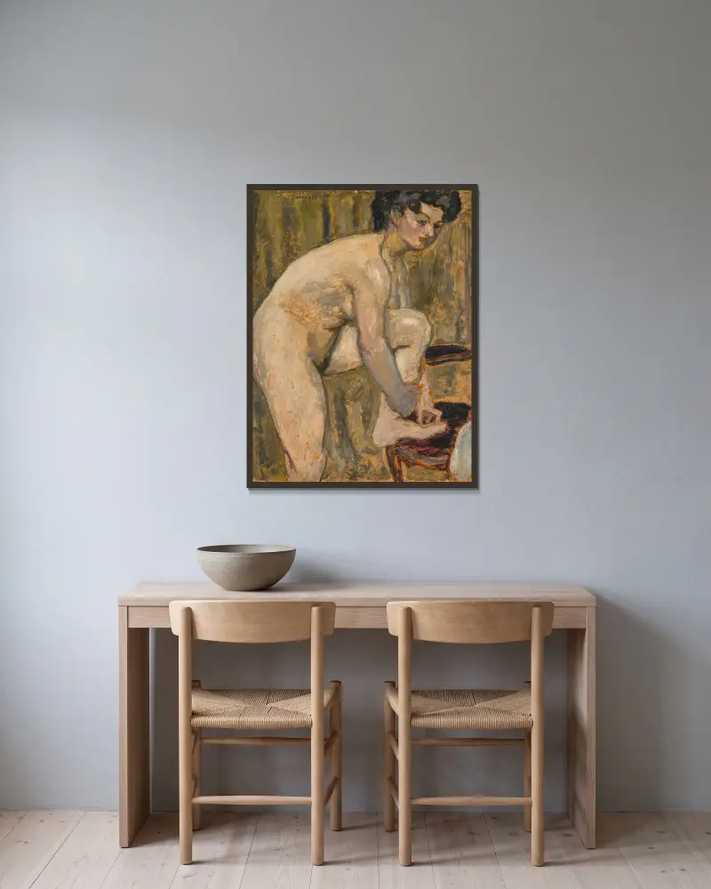 Akt, Pierre Bonnard v rámu na stěně
