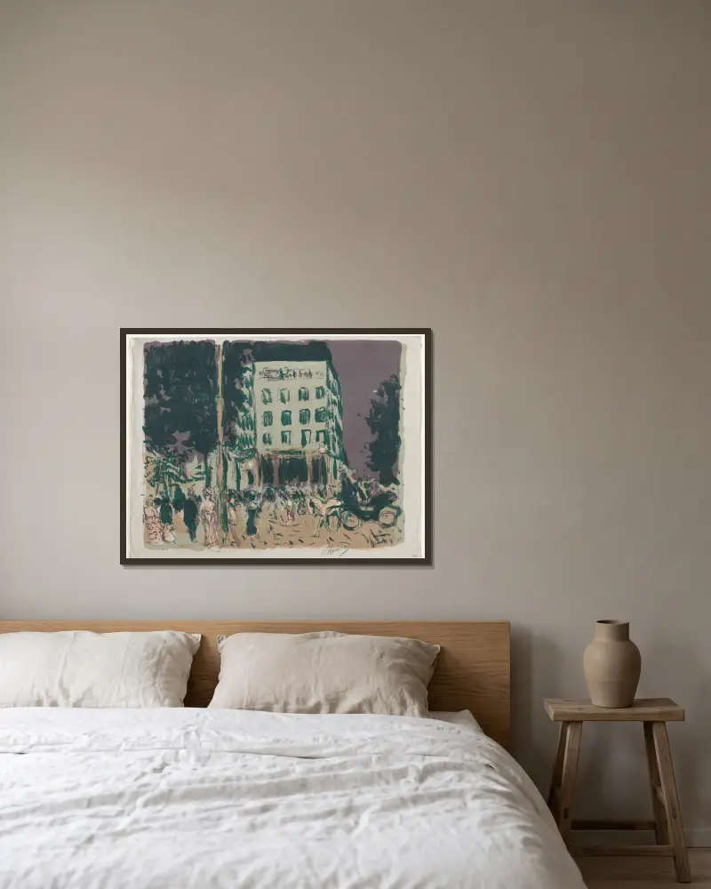 Bulváry, Pierre Bonnard v rámu na stěně
