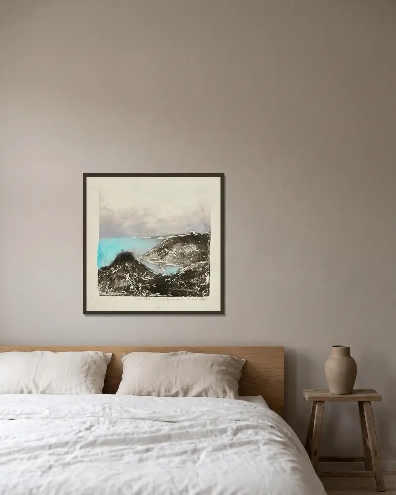 L’anse de l’Hermot (Pordic), 1907 – Nr. 2 von Pierre Roche gerahmt an einer Wand