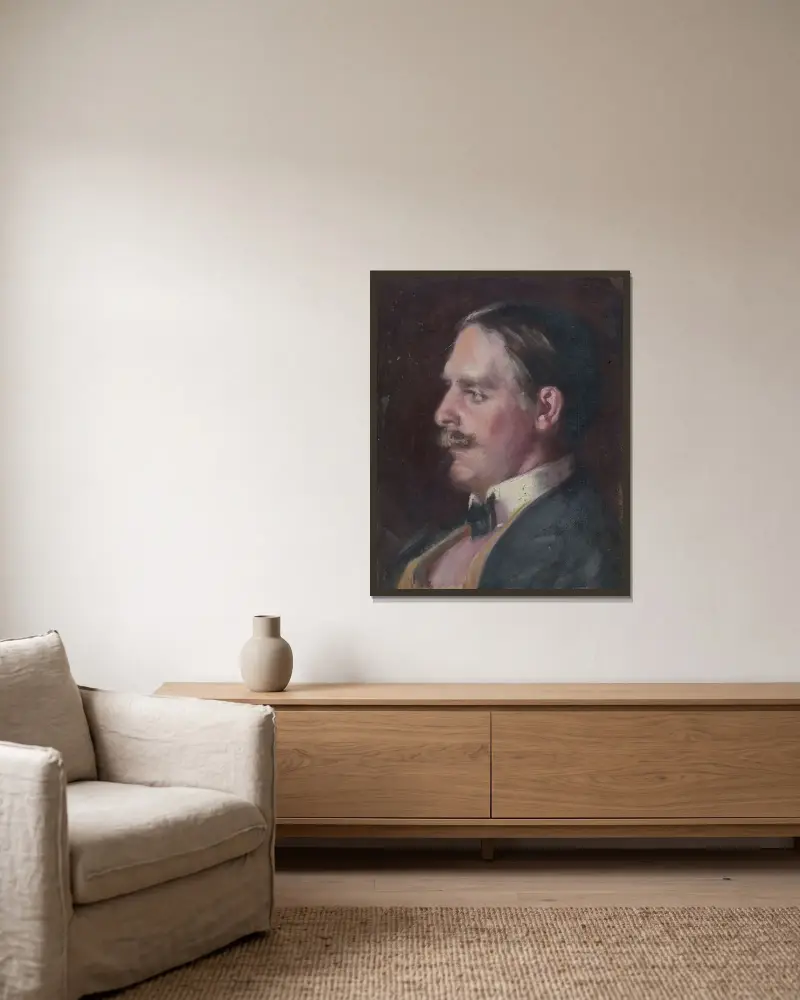 A.C.B. von Alice Pike Barney gerahmt an einer Wand