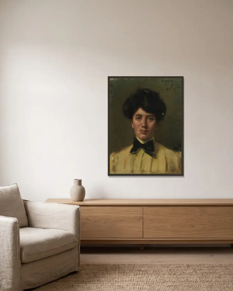 Agnes von Alice Pike Barney gerahmt an einer Wand