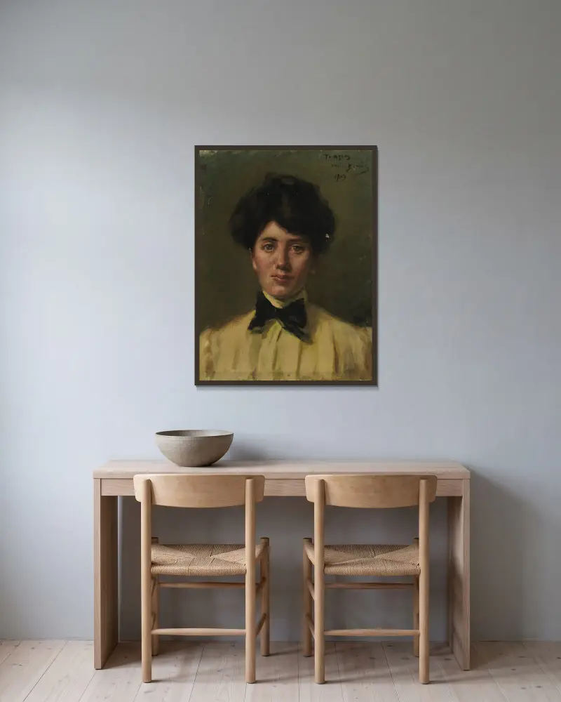 Agnes von Alice Pike Barney gerahmt an einer Wand