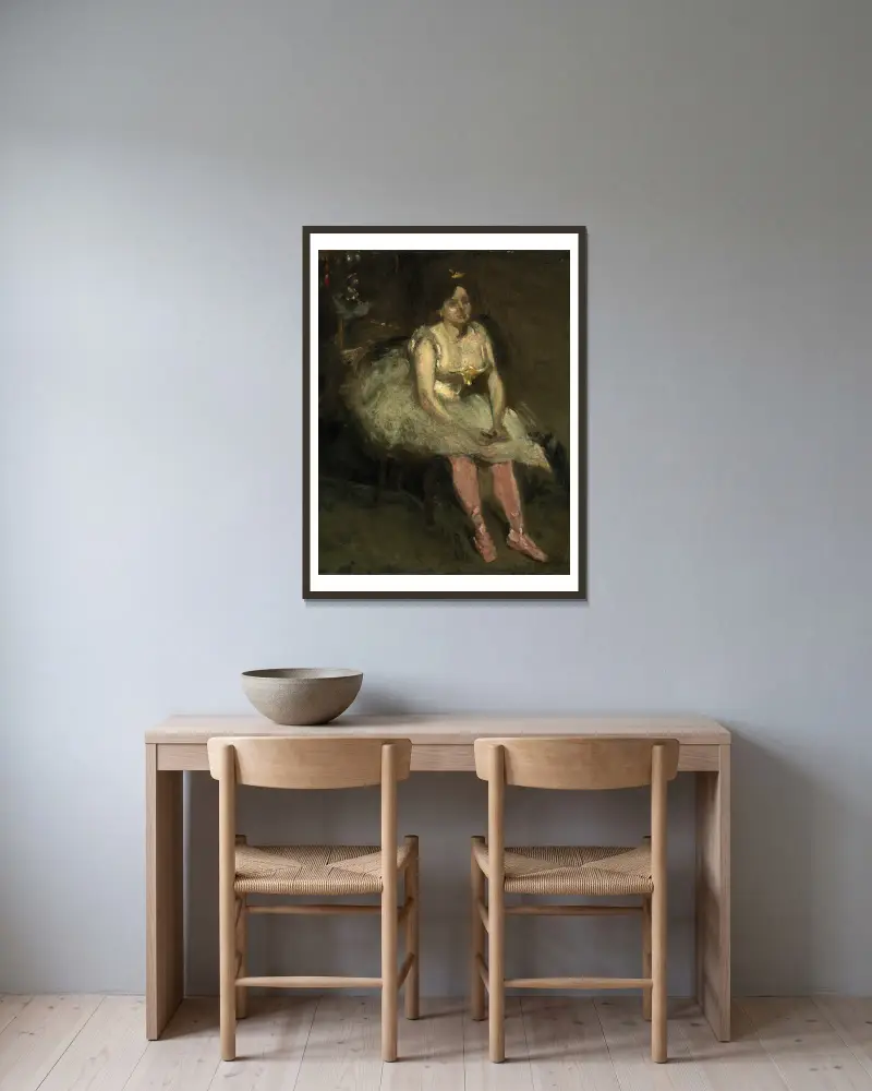 Balerína, Alice Pike Barney v rámu na stěně