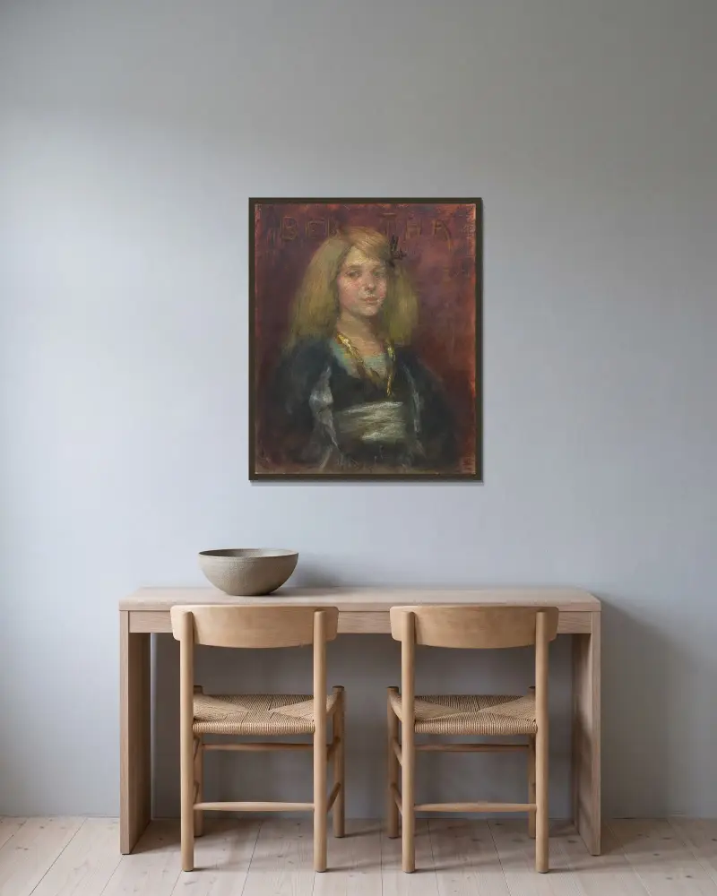 Bertha von Alice Pike Barney gerahmt an einer Wand