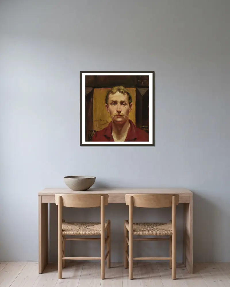 Blondýn, Alice Pike Barney v rámu na stěně