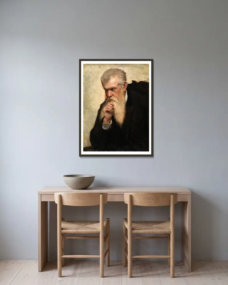 Kapitán Wheeler, Alice Pike Barney v rámu na stěně