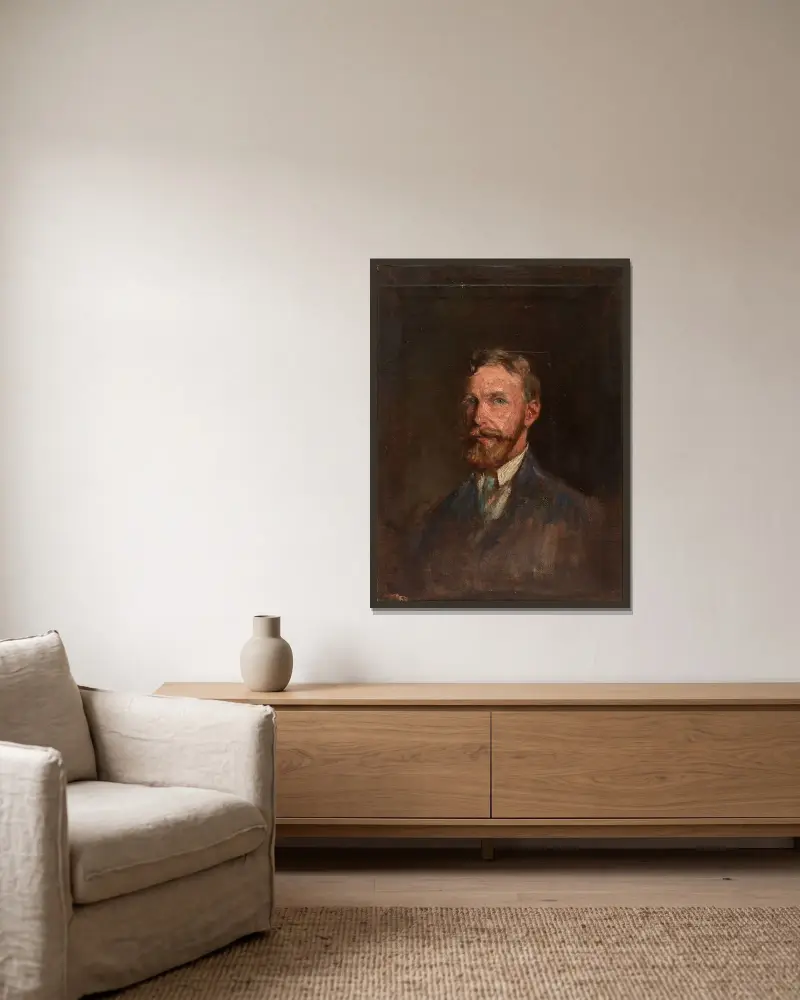 Doktor R. von Alice Pike Barney gerahmt an einer Wand