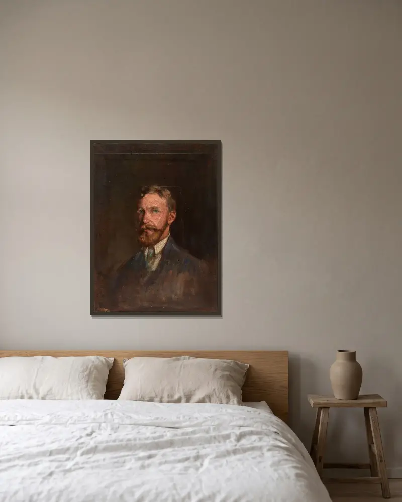 Doktor R. von Alice Pike Barney gerahmt an einer Wand