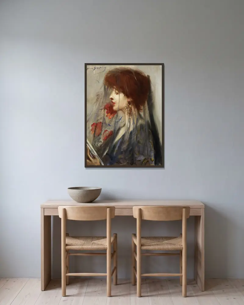 Kniha snů, Alice Pike Barney v rámu na stěně