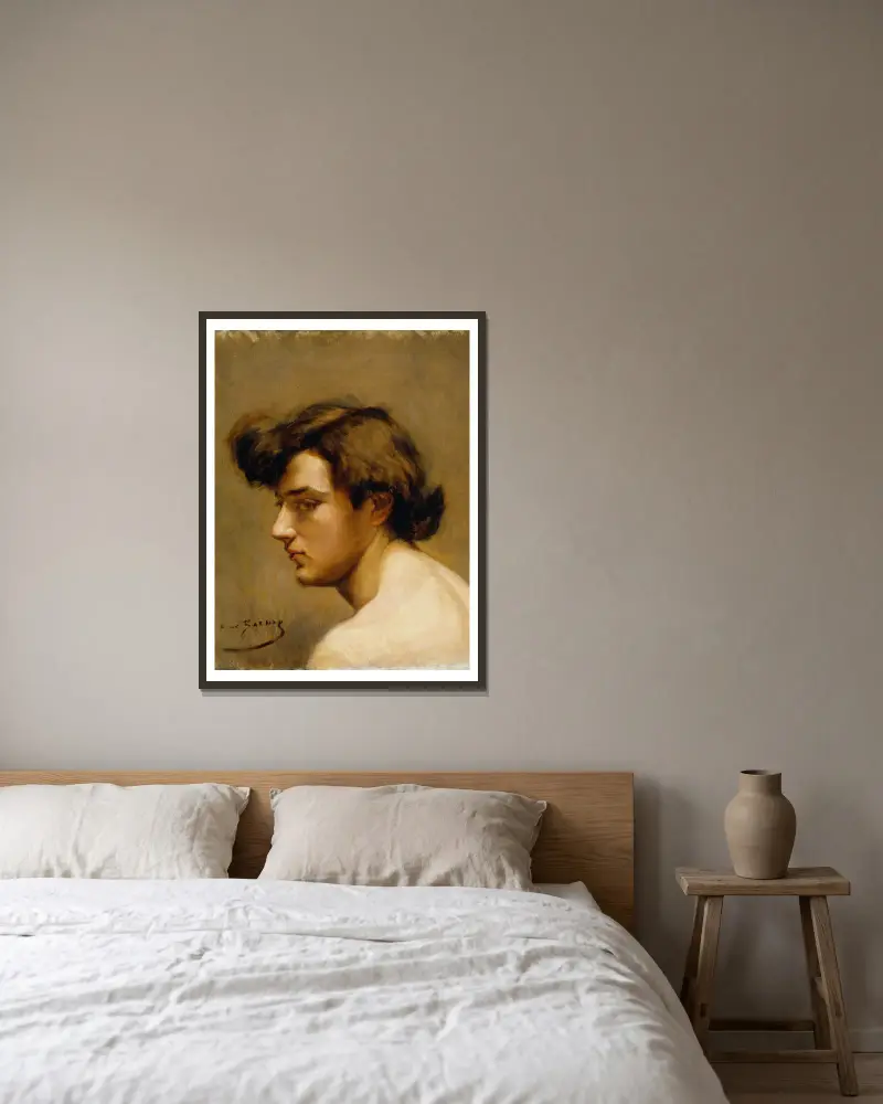 Endymion von Alice Pike Barney gerahmt an einer Wand