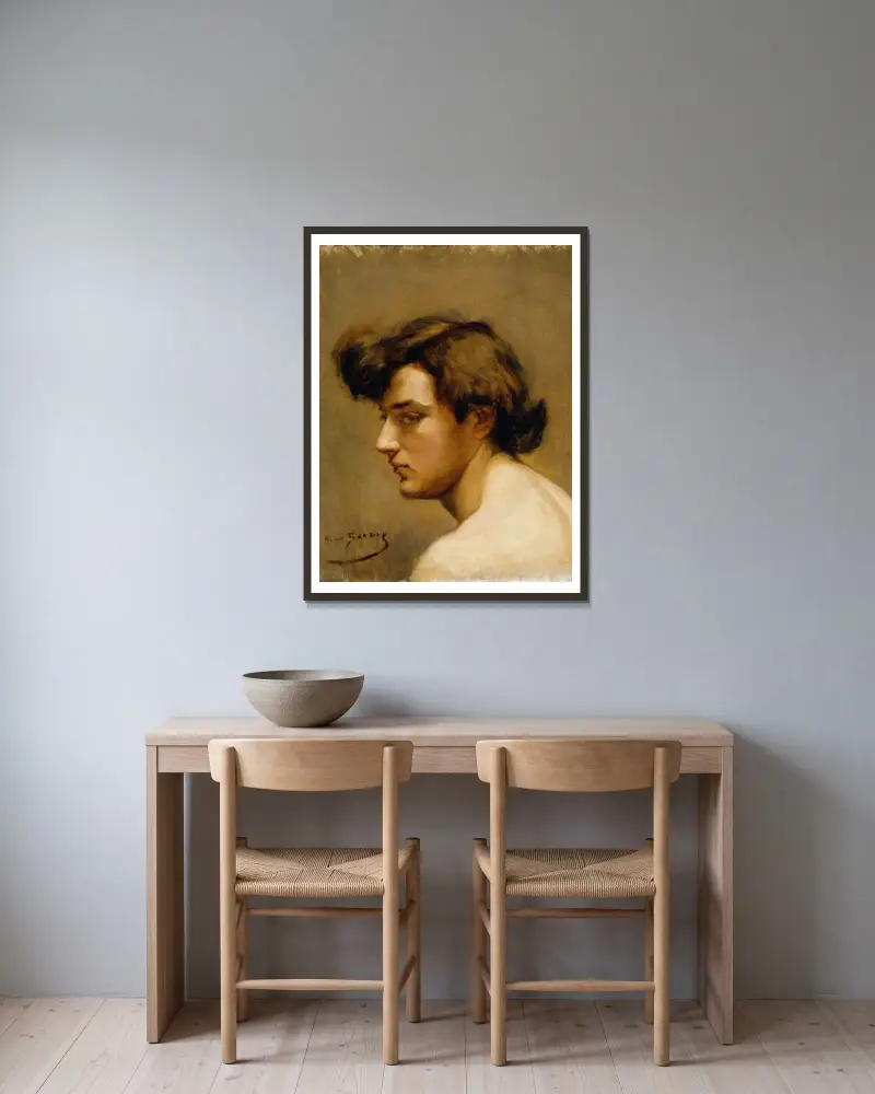 Endymion von Alice Pike Barney gerahmt an einer Wand