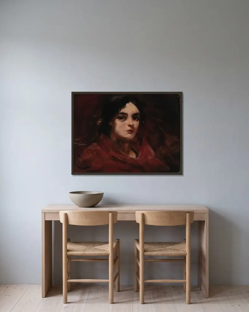 Gipsy von Alice Pike Barney gerahmt an einer Wand