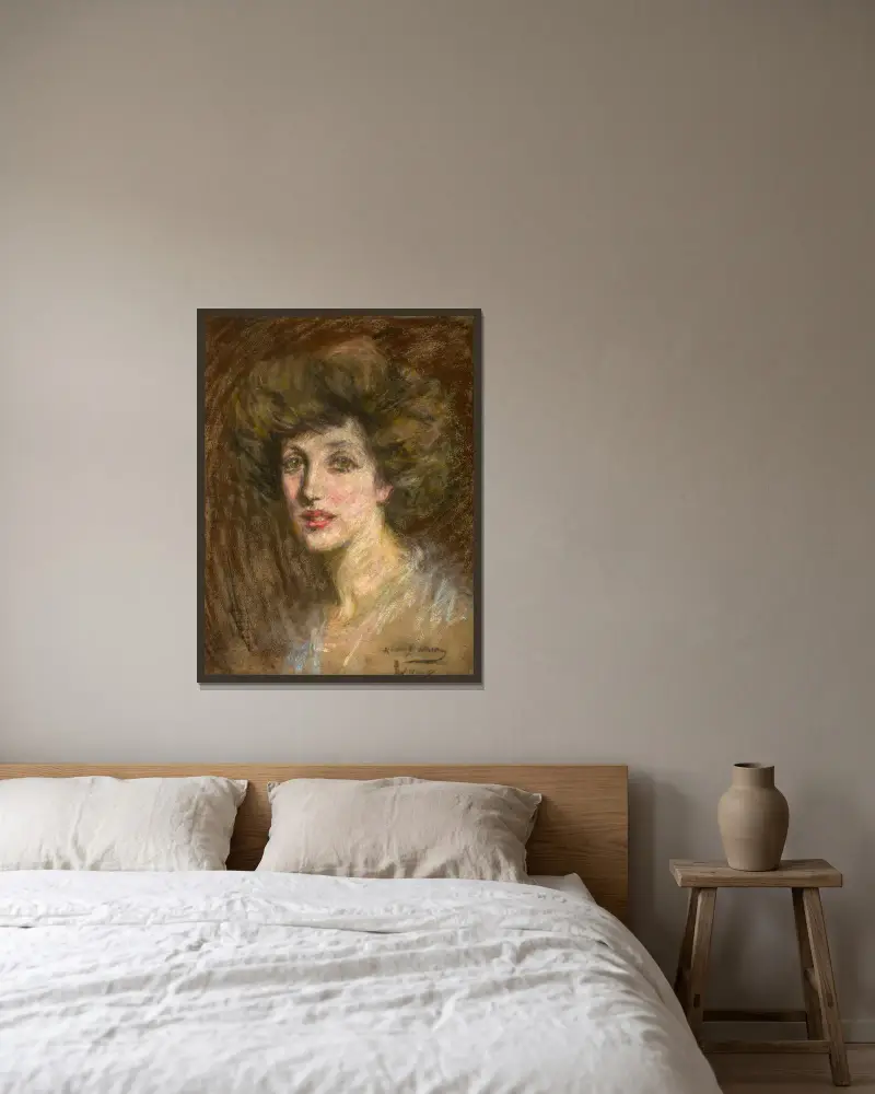 Gladys, Alice Pike Barney v rámu na stěně