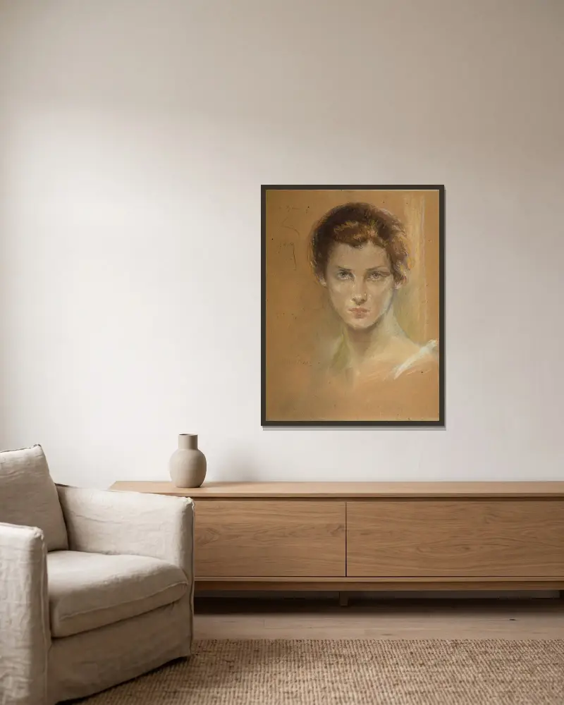 Gloria, Alice Pike Barney w ramie na ścianie