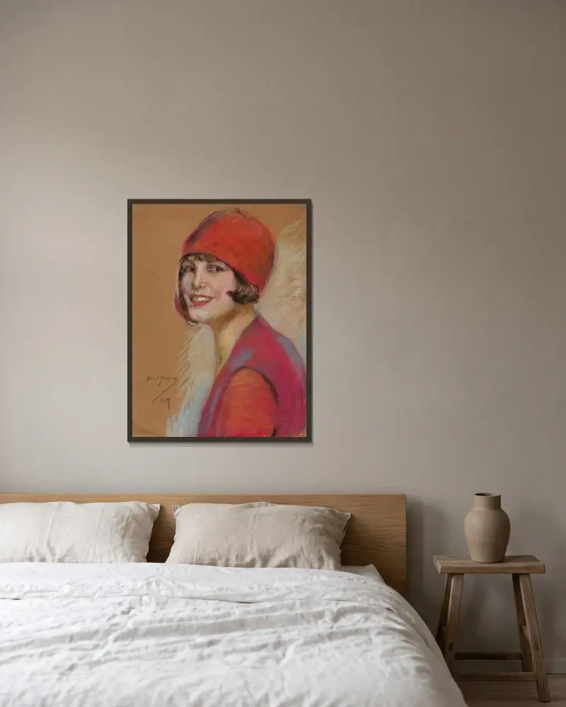Hollywood von Alice Pike Barney gerahmt an einer Wand