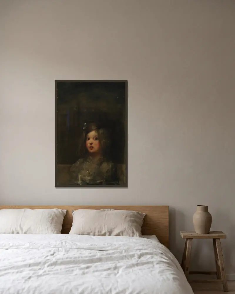 Infantka, Alice Pike Barney v rámu na stěně