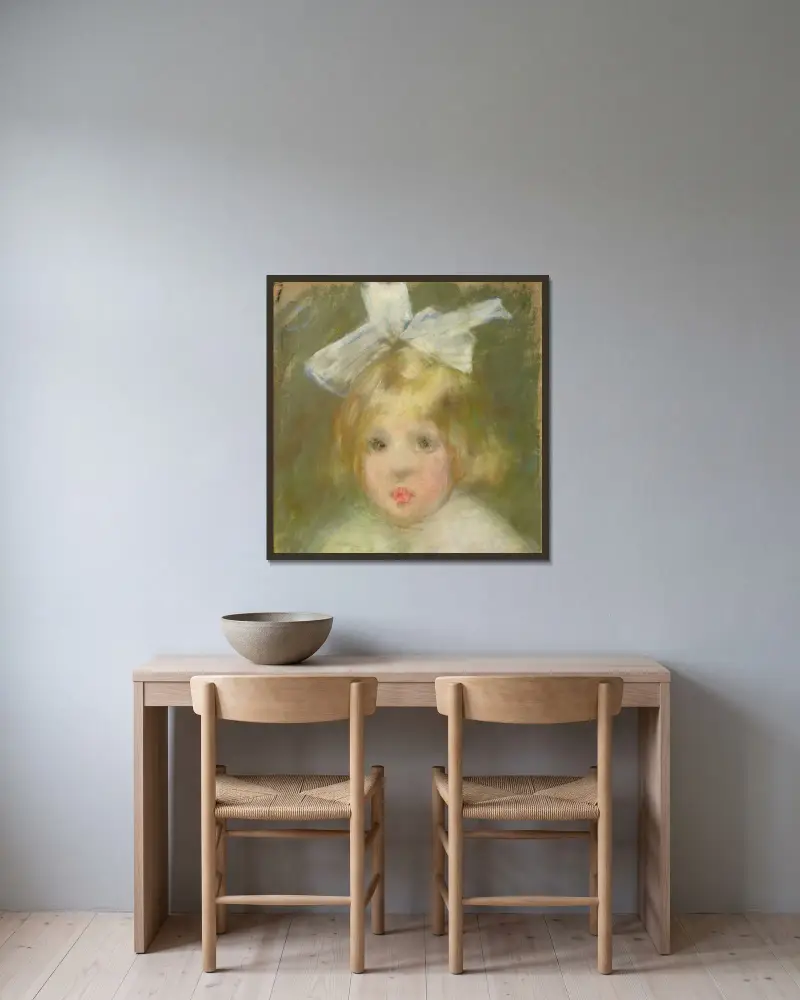 Jane av Alice Pike Barney inramad på en vägg