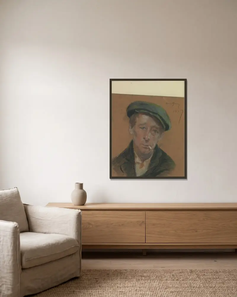 Jimmy Davis von Alice Pike Barney gerahmt an einer Wand