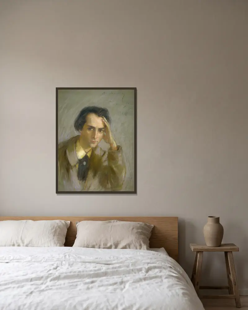 José De Charmoy von Alice Pike Barney gerahmt an einer Wand