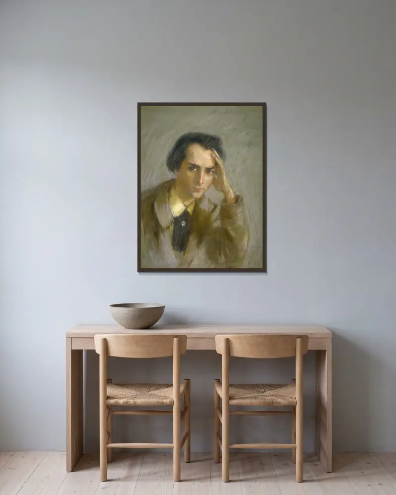 José De Charmoy von Alice Pike Barney gerahmt an einer Wand