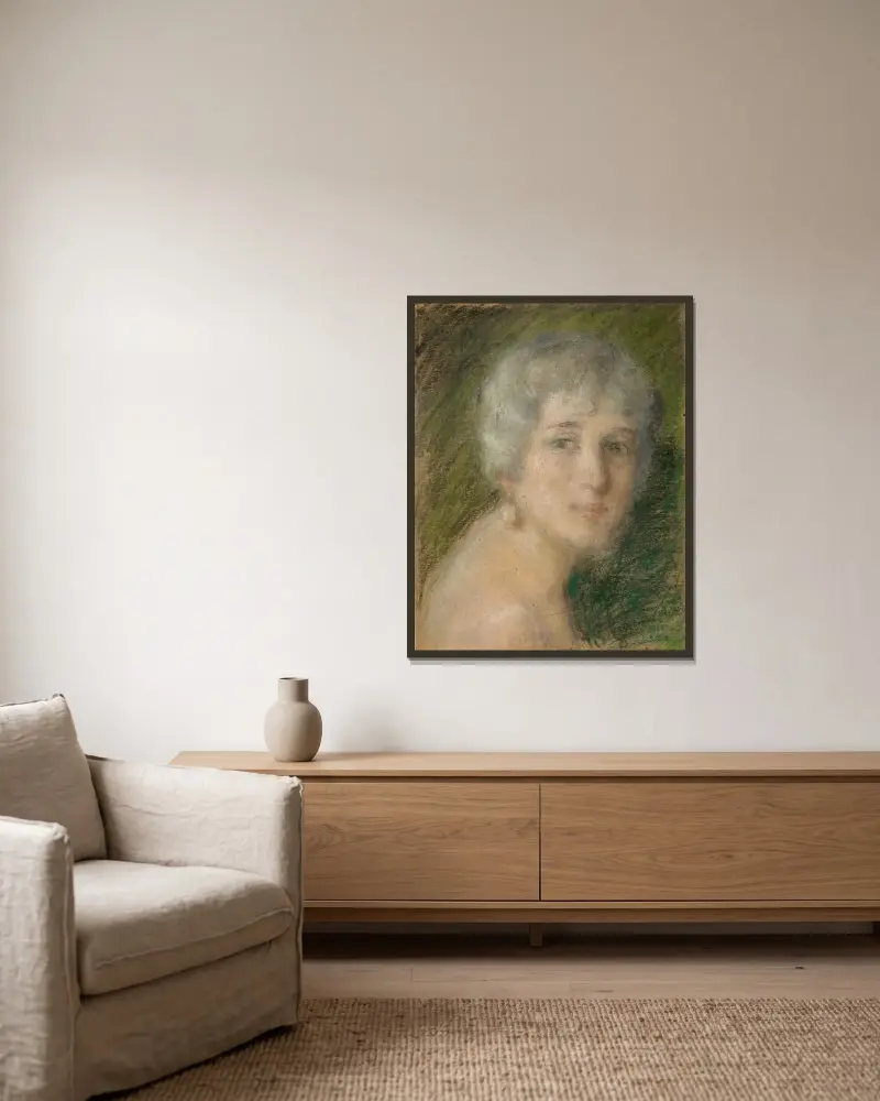 La Marquise von Alice Pike Barney gerahmt an einer Wand