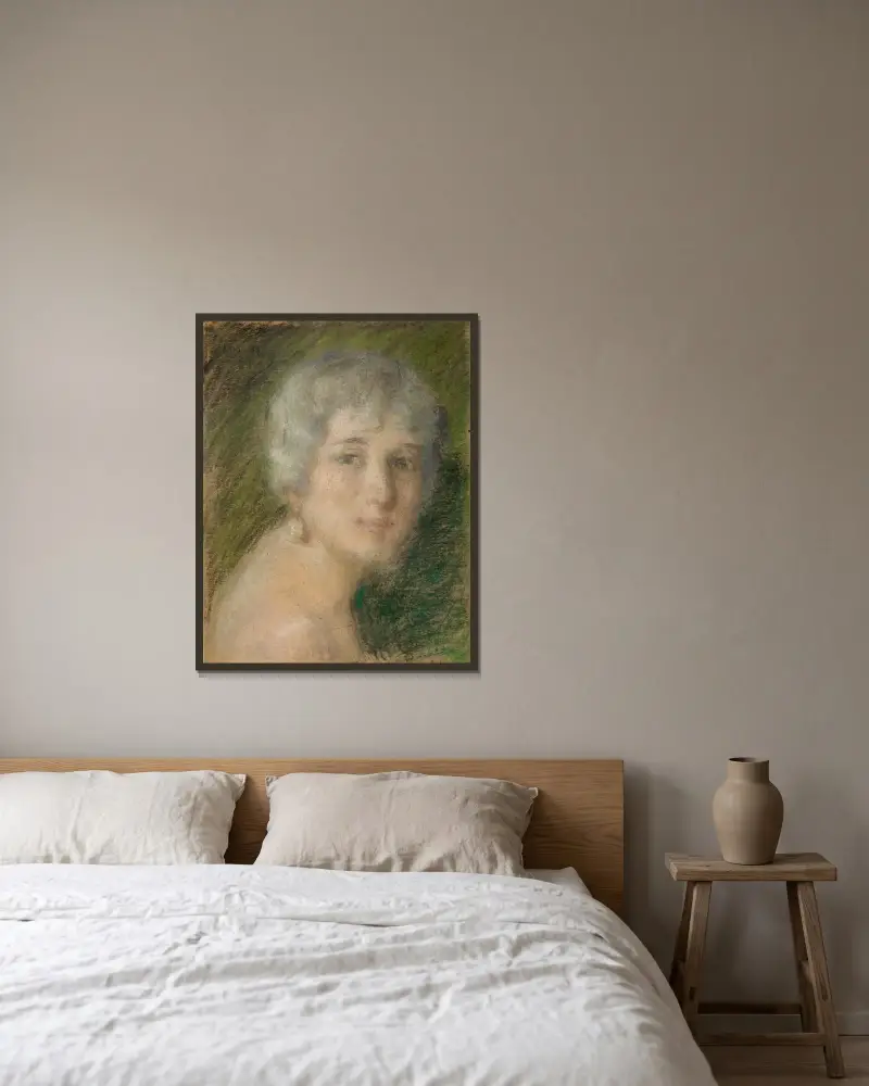 La Marquise von Alice Pike Barney gerahmt an einer Wand