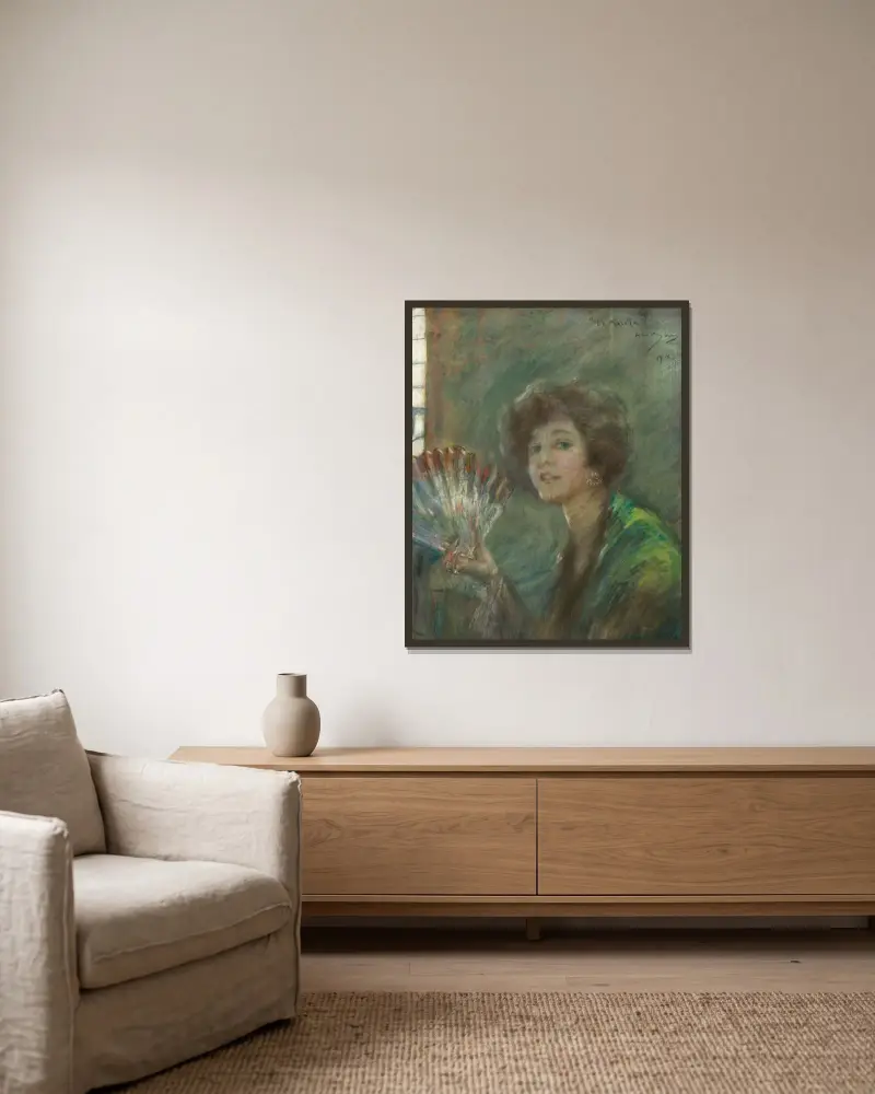 La Rosita von Alice Pike Barney gerahmt an einer Wand
