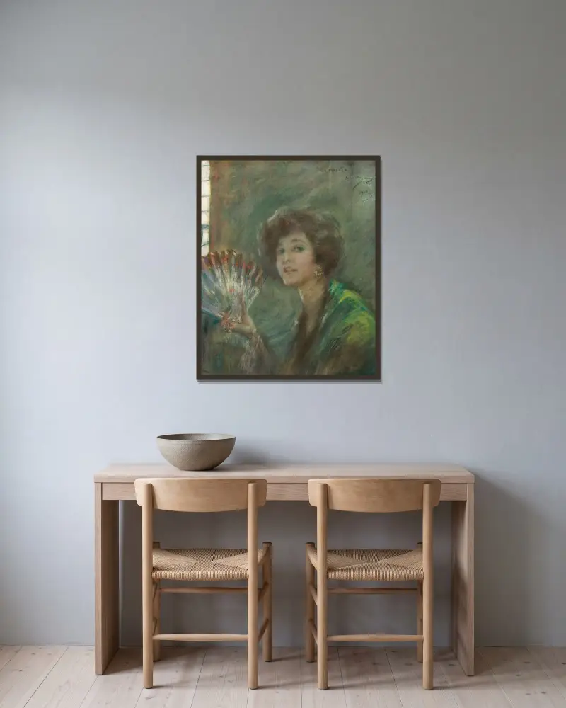 La Rosita von Alice Pike Barney gerahmt an einer Wand