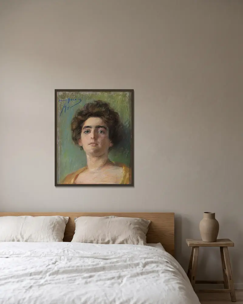 Laura Alice av Alice Pike Barney inramad på en vägg