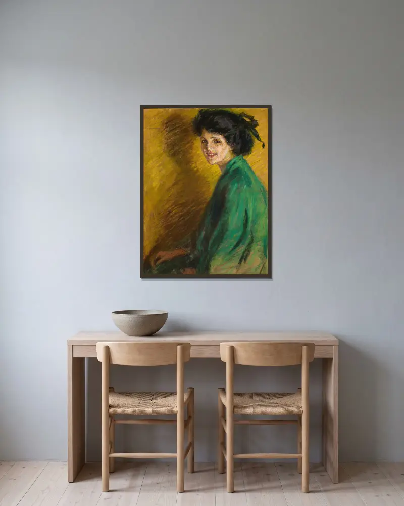 Bezstarostná, Alice Pike Barney v rámu na stěně