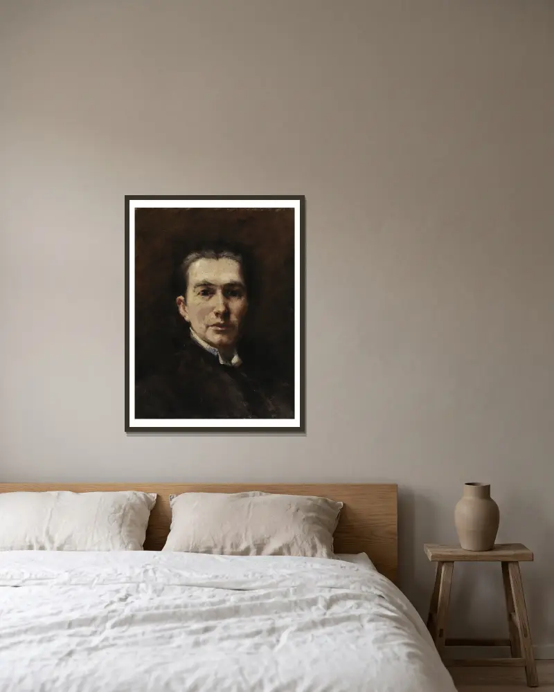 M. Du Wollant von Alice Pike Barney gerahmt an einer Wand