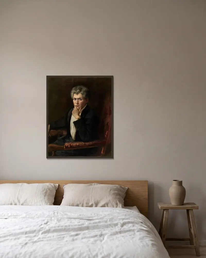 Marie Huet von Alice Pike Barney gerahmt an einer Wand