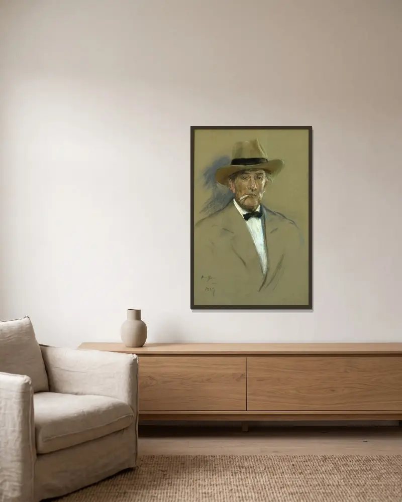 R. D. Shepherd von Alice Pike Barney gerahmt an einer Wand