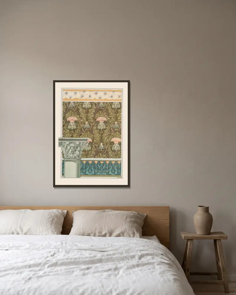 Chardon 1 von Maurice Pillard Verneuil gerahmt an einer Wand